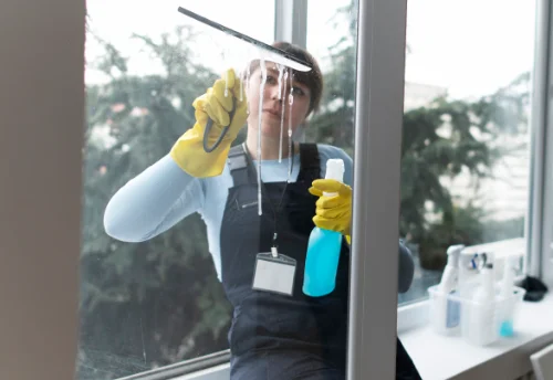 Nettoyage de vitres intérieures et extérieures à Pléguien